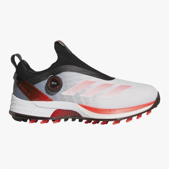 Men\'s Adidas Adizero ZG BOA Golf Cloud White Lucid Red Cleats IH9896 Size 10 main image 8